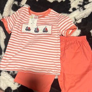 Striped boating set
